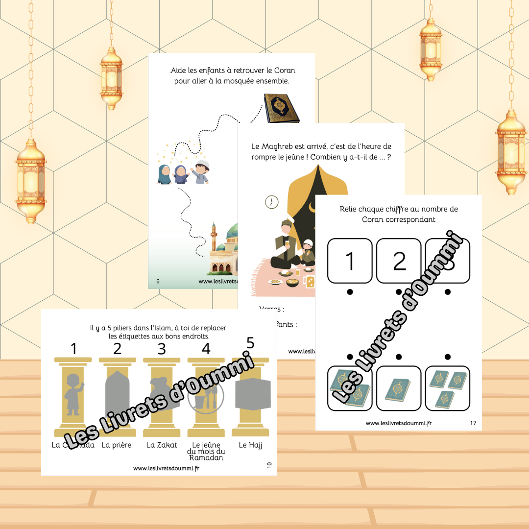 Mon livret d'activités pour le mois du ramadan