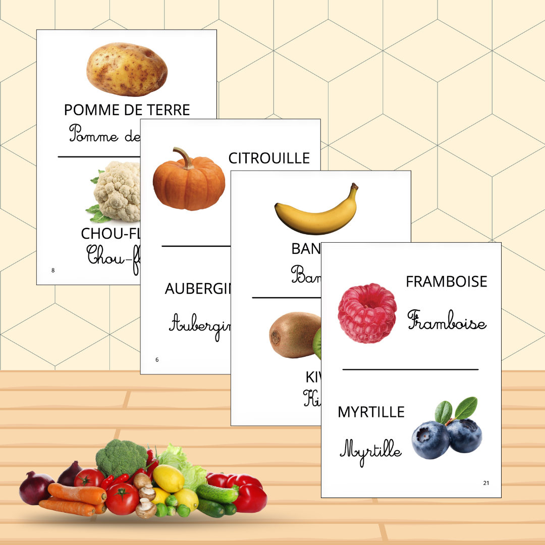 Imagier des fruits et des légumes