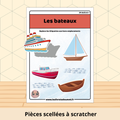 Les bateaux - Fiche plastifiée
