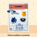 La police - Fiche plastifiée