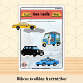 Les taxis - Fiche plastifiée