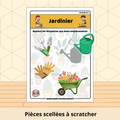 Jardinier - Fiche plastifiée
