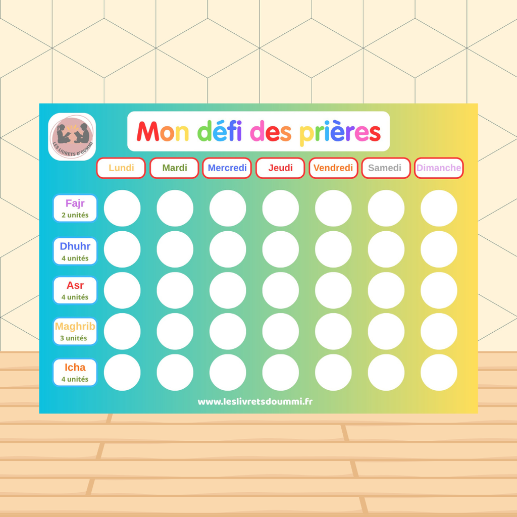 Mon défi des prières