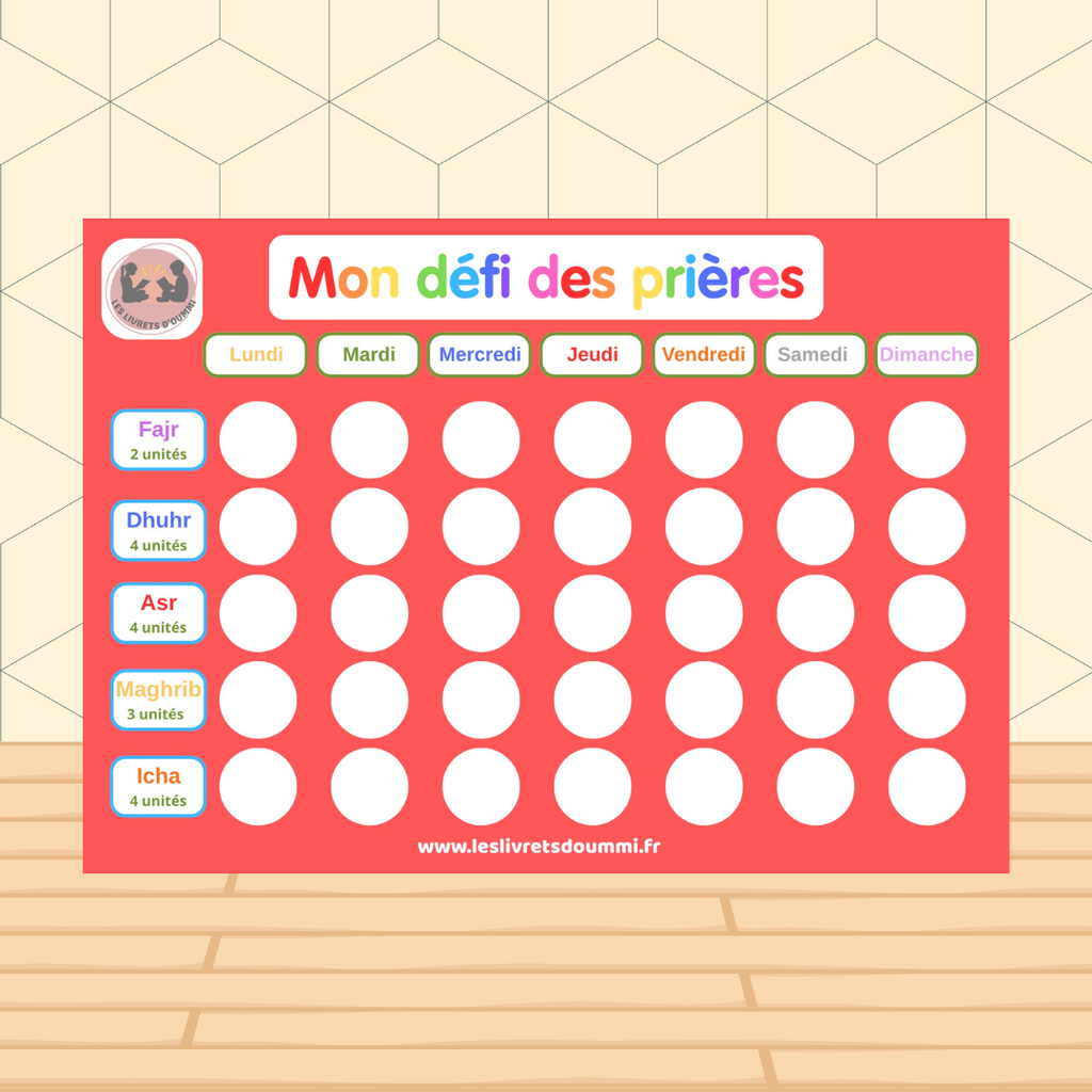 Mon défi des prières